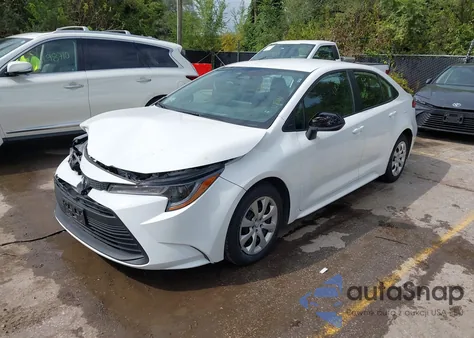 2024 Toyota Corolla Le z USA, uszkodzony, nr VIN 5YFB4MDE3RP172004